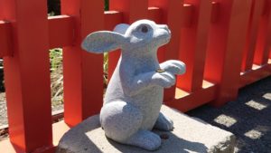 鵜戸神宮のウサギ